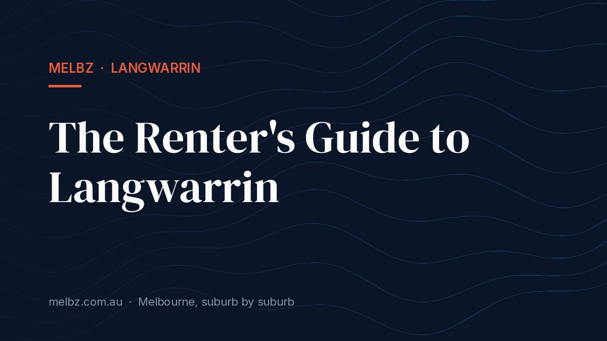 Title card: The Renter's Guide to Langwarrin
