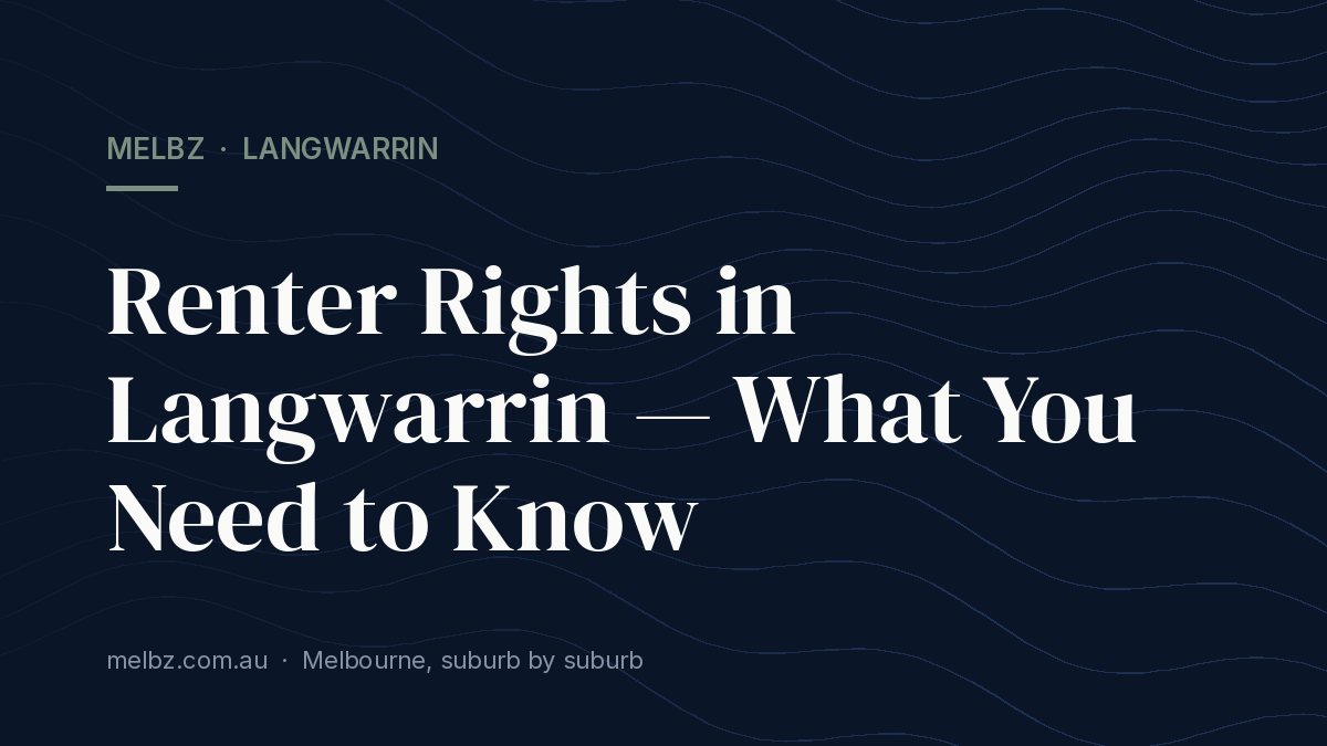 Title card: Renter Rights in Langwarrin — What You Need to Know