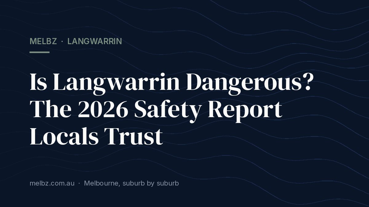 Title card: Is Langwarrin Dangerous? The 2026 Safety Report Locals Trust