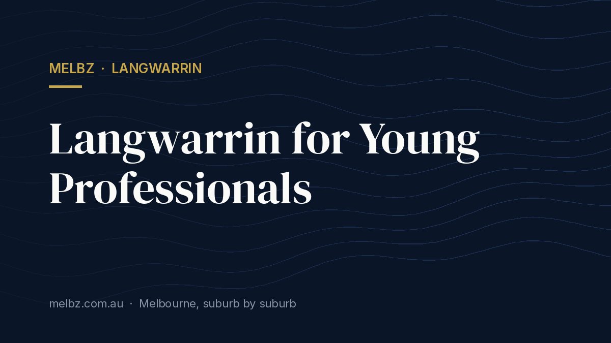 Title card: Langwarrin for Young Professionals