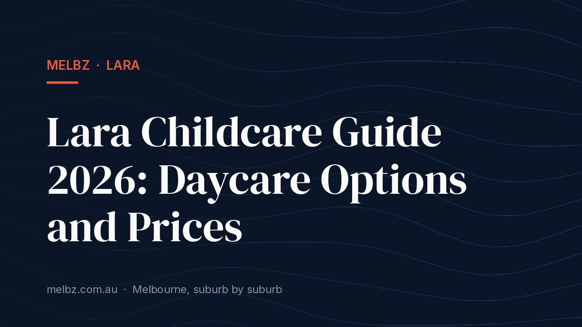 Title card: Lara Childcare Guide 2026: Daycare Options and Prices