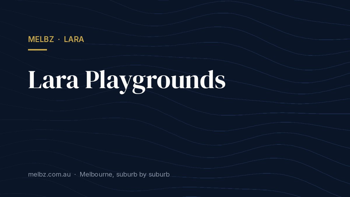 Title card: Lara Playgrounds