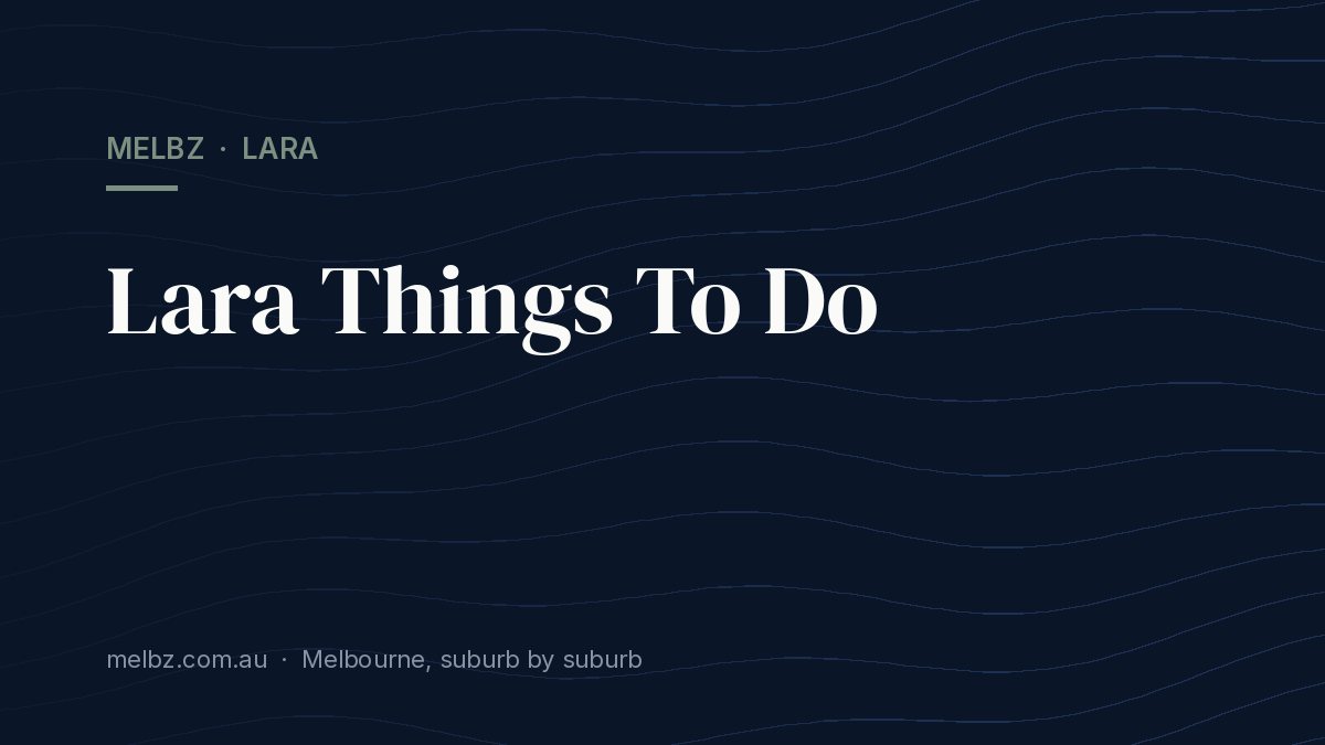 Title card: Lara Things To Do