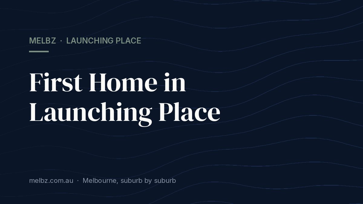 Title card: First Home in Launching Place