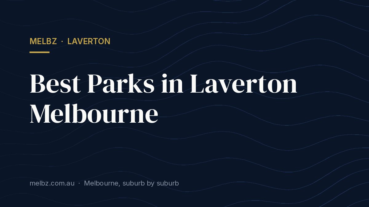 Title card: Best Parks in Laverton Melbourne