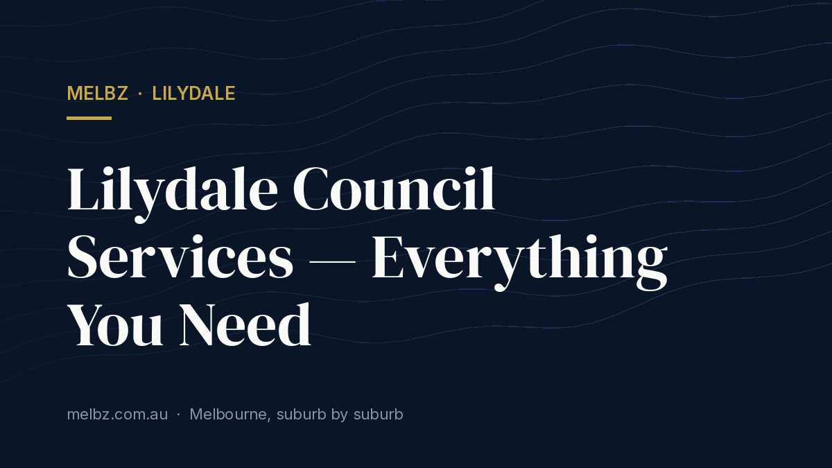 Title card: Lilydale Council Services — Everything You Need