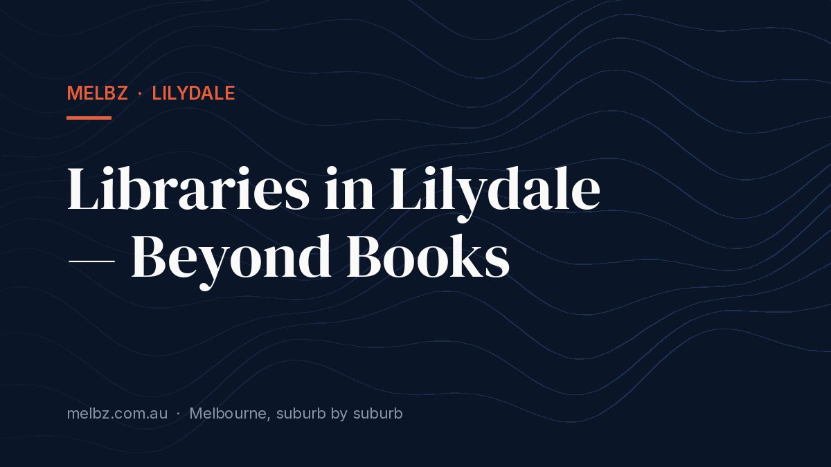 Title card: Libraries in Lilydale — Beyond Books