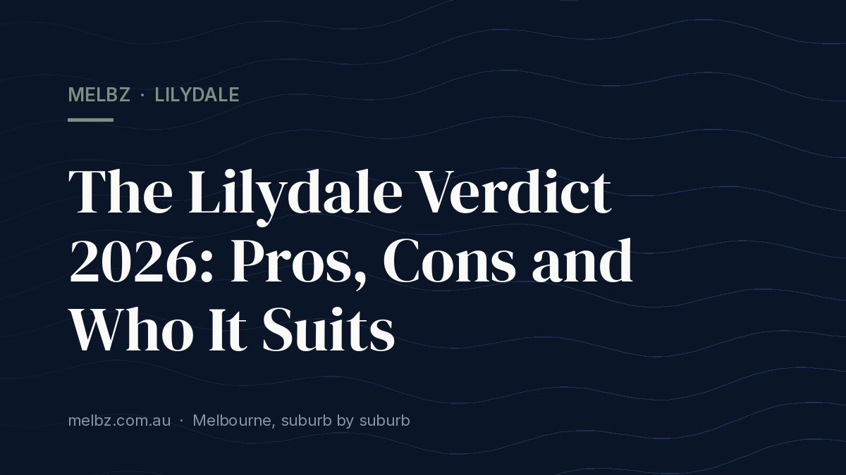 Title card: The Lilydale Verdict 2026: Pros, Cons and Who It Suits