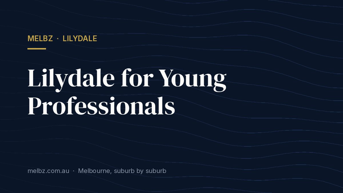 Title card: Lilydale for Young Professionals