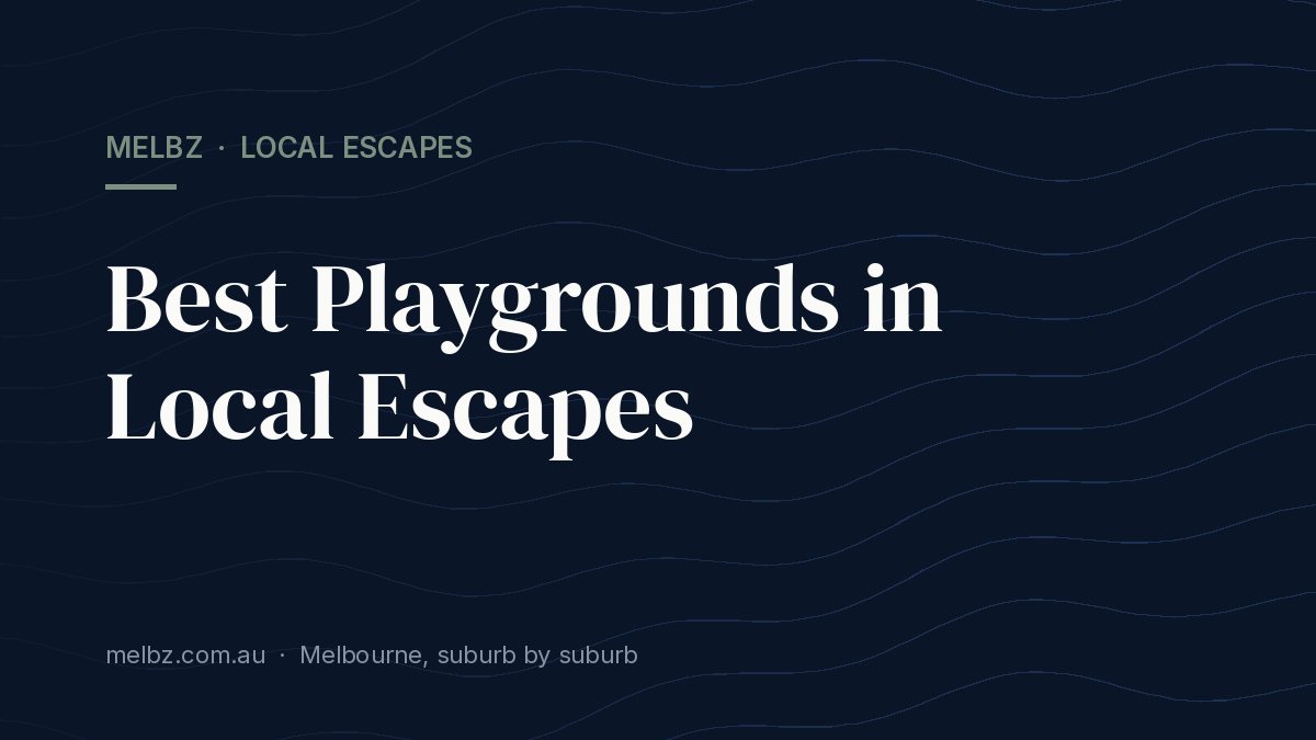 Title card: Best Playgrounds in Local Escapes