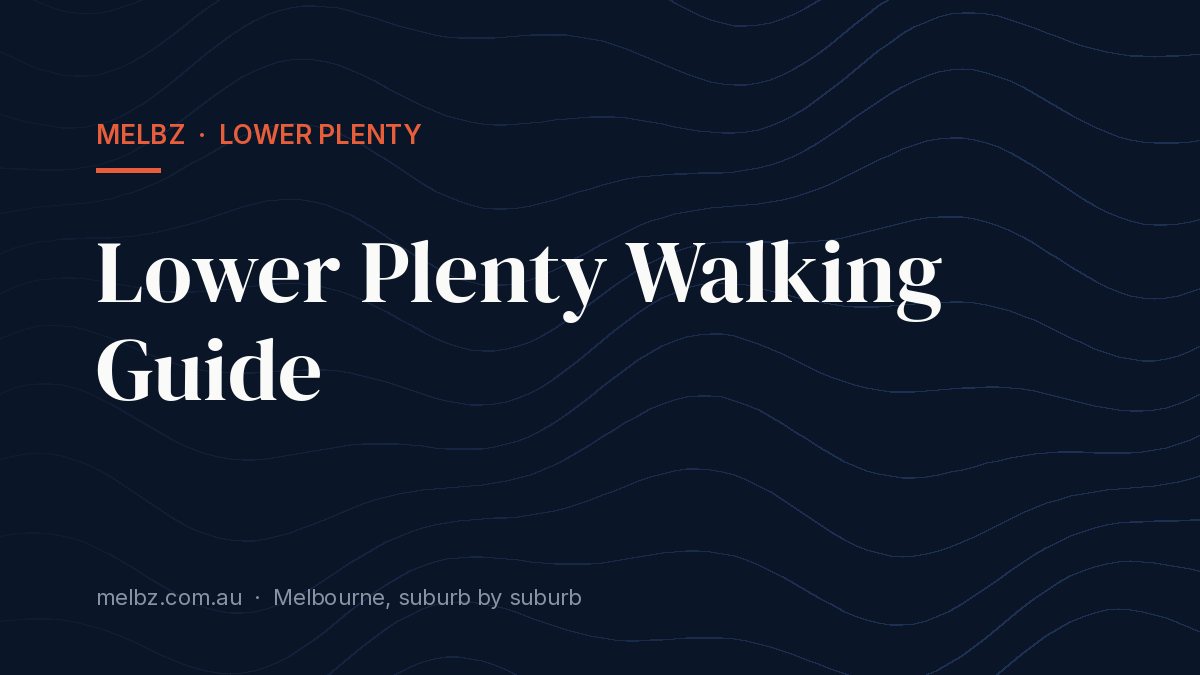 Title card: Lower Plenty Walking Guide