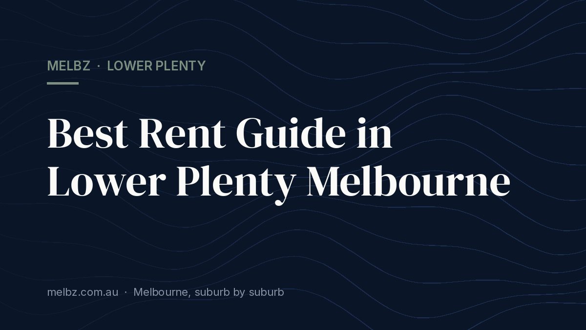 Title card: Best Rent Guide in Lower Plenty Melbourne