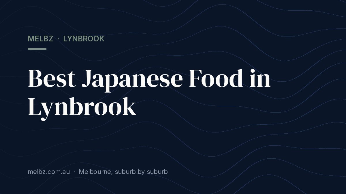 Title card: Best Japanese Food in Lynbrook