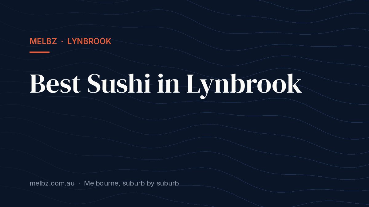 Title card: Best Sushi in Lynbrook