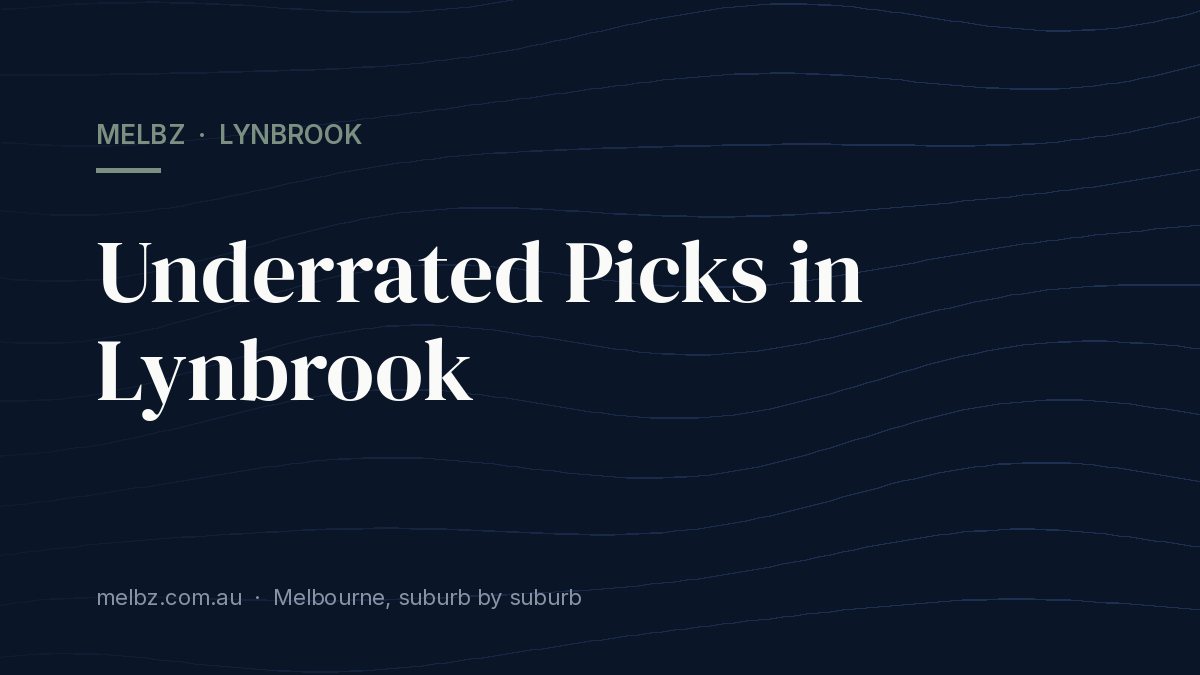 Title card: Underrated Picks in Lynbrook