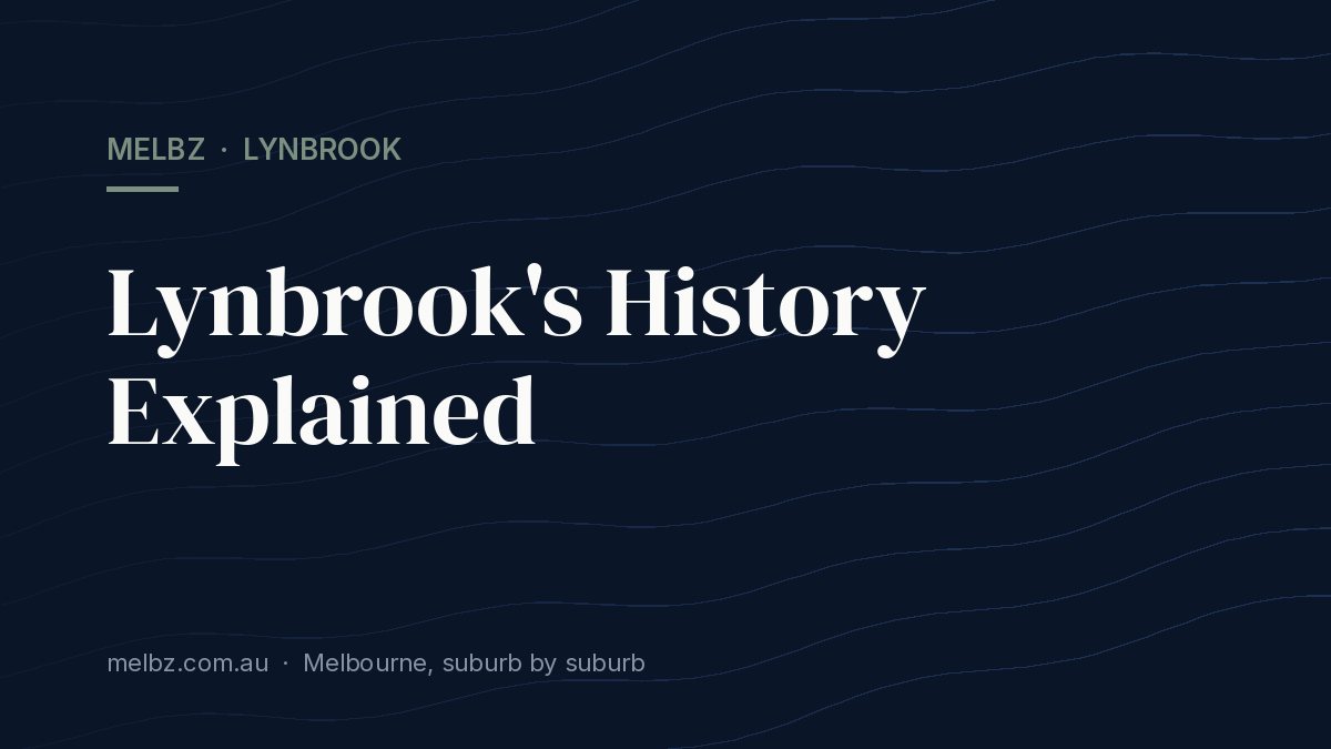 Title card: Lynbrook's History Explained