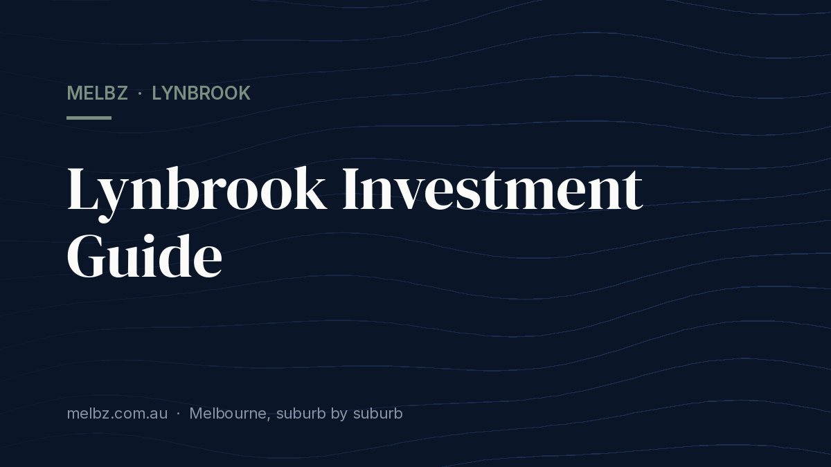 Title card: Lynbrook Investment Guide