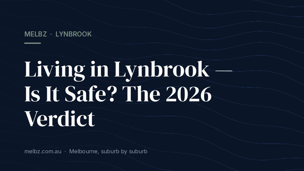 Title card: Living in Lynbrook — Is It Safe? The 2026 Verdict