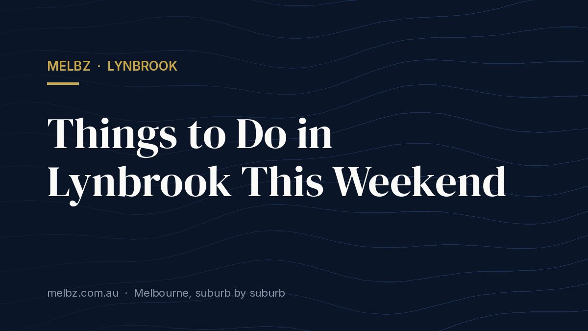 Title card: Things to Do in Lynbrook This Weekend