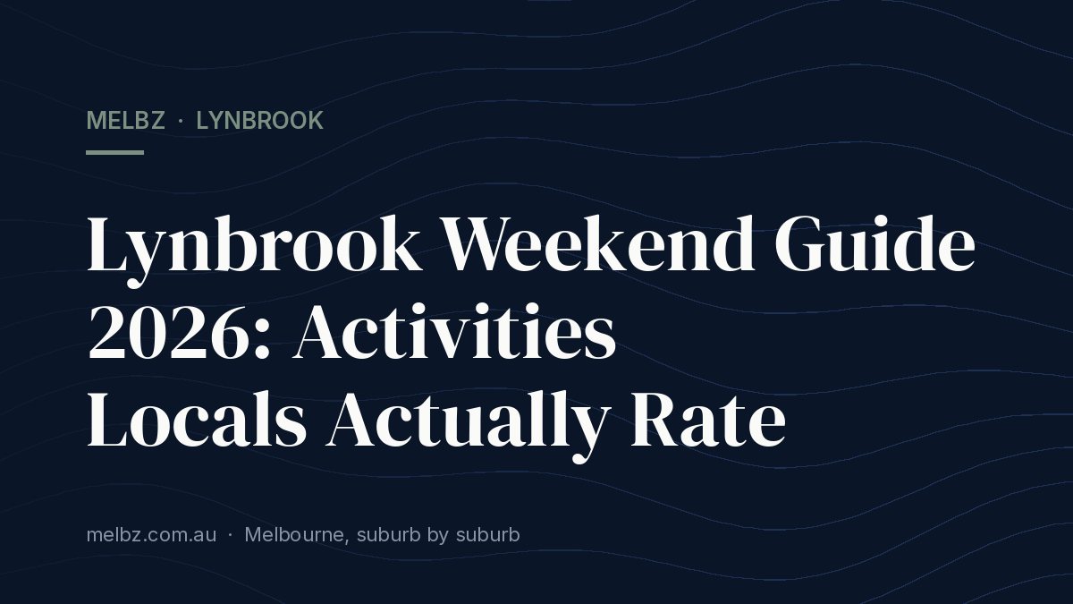 Title card: Lynbrook Weekend Guide 2026: Activities Locals Actually Rate