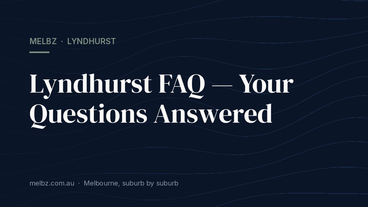 Title card: Lyndhurst FAQ — Your Questions Answered