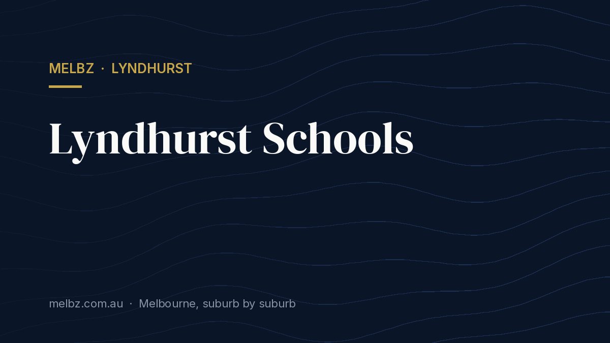 Title card: Lyndhurst Schools