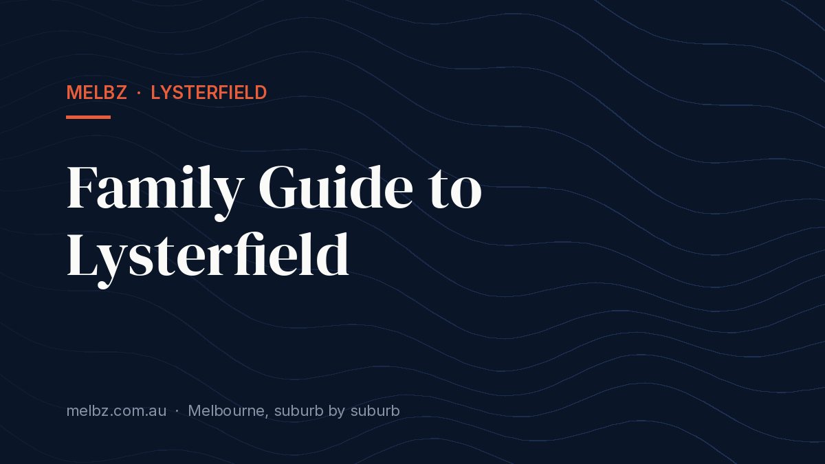 Title card: Family Guide to Lysterfield