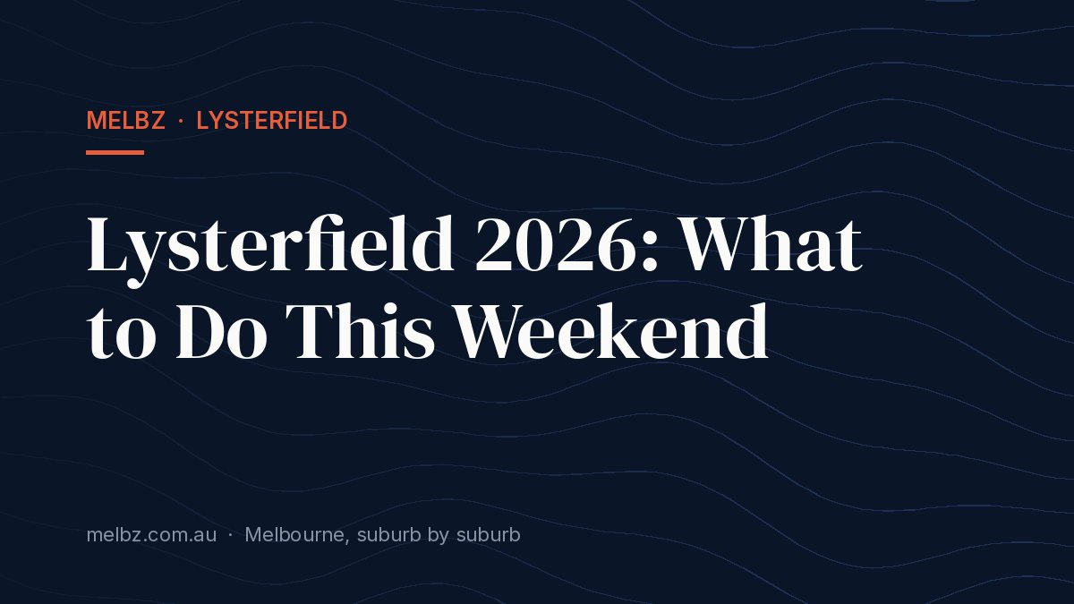 Title card: Lysterfield 2026: What to Do This Weekend