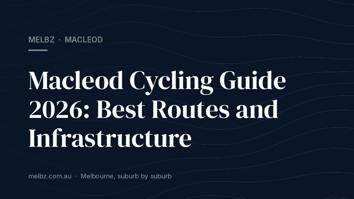 Title card: Macleod Cycling Guide 2026: Best Routes and Infrastructure