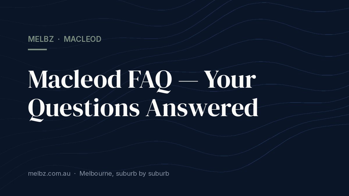 Title card: Macleod FAQ — Your Questions Answered