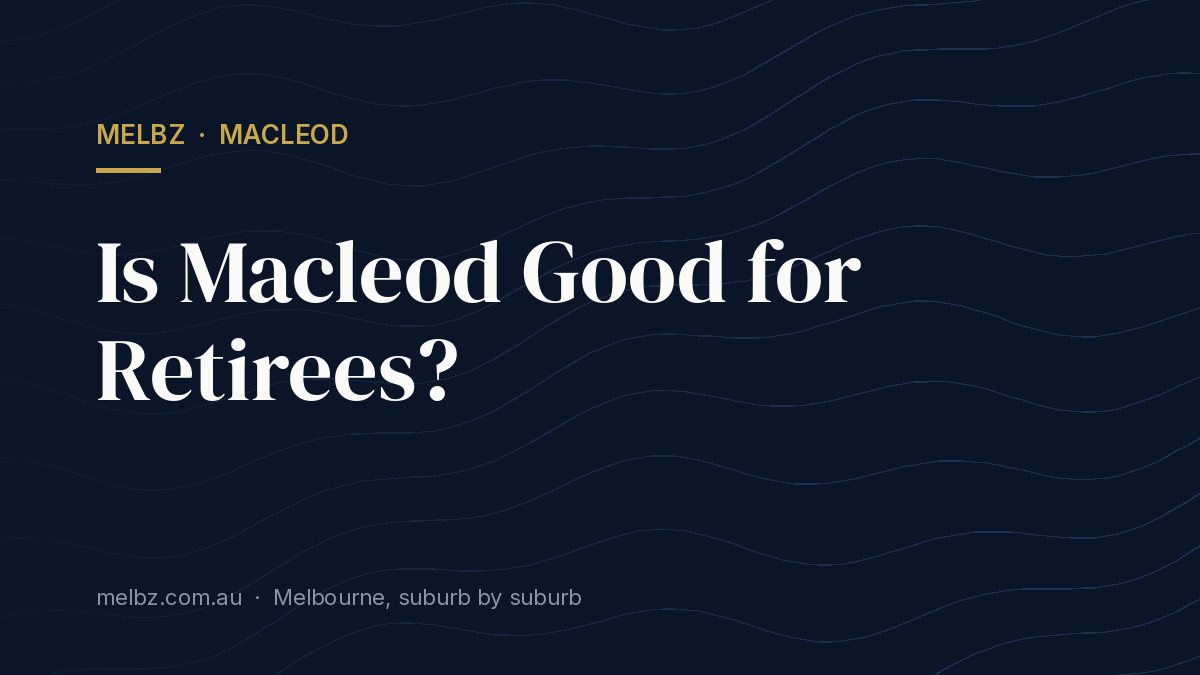 Title card: Is Macleod Good for Retirees?
