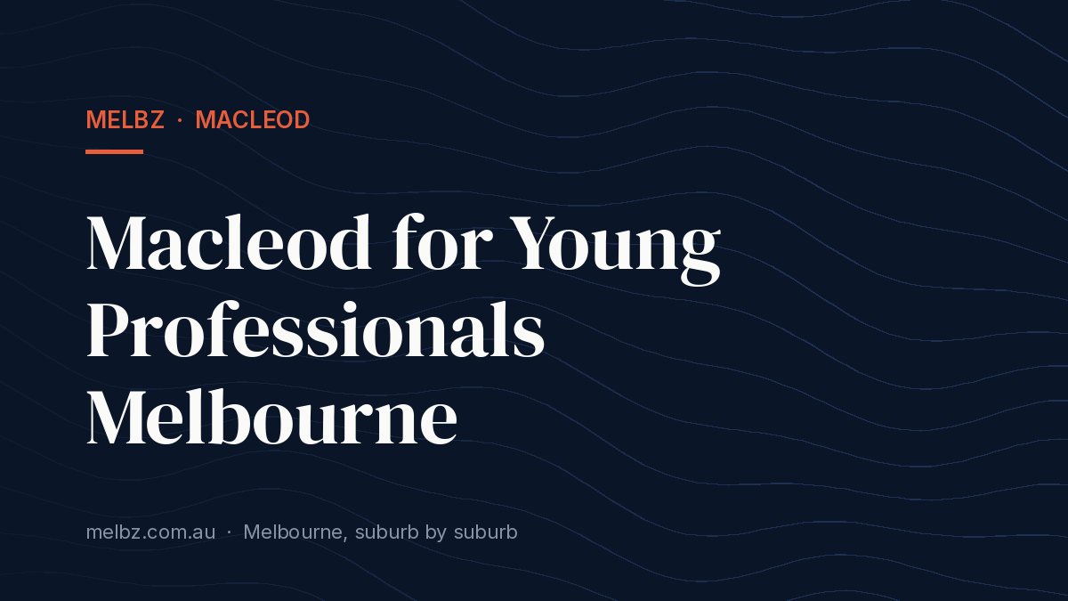 Title card: Macleod for Young Professionals Melbourne