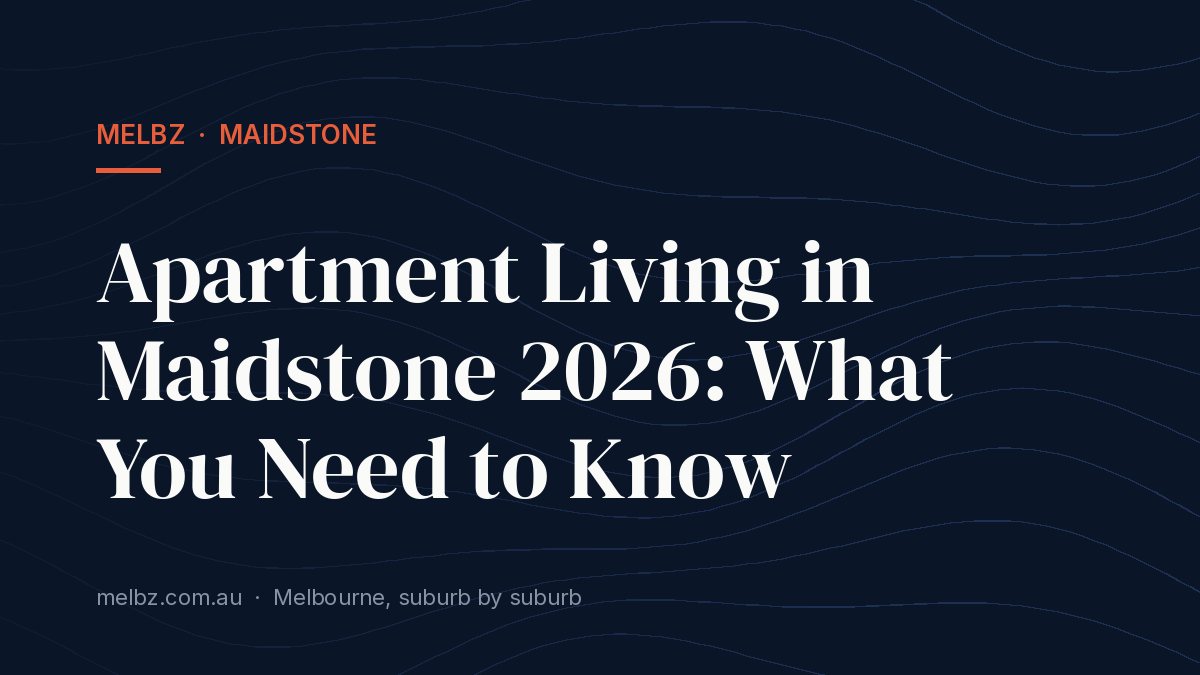 Title card: Apartment Living in Maidstone 2026: What You Need to Know