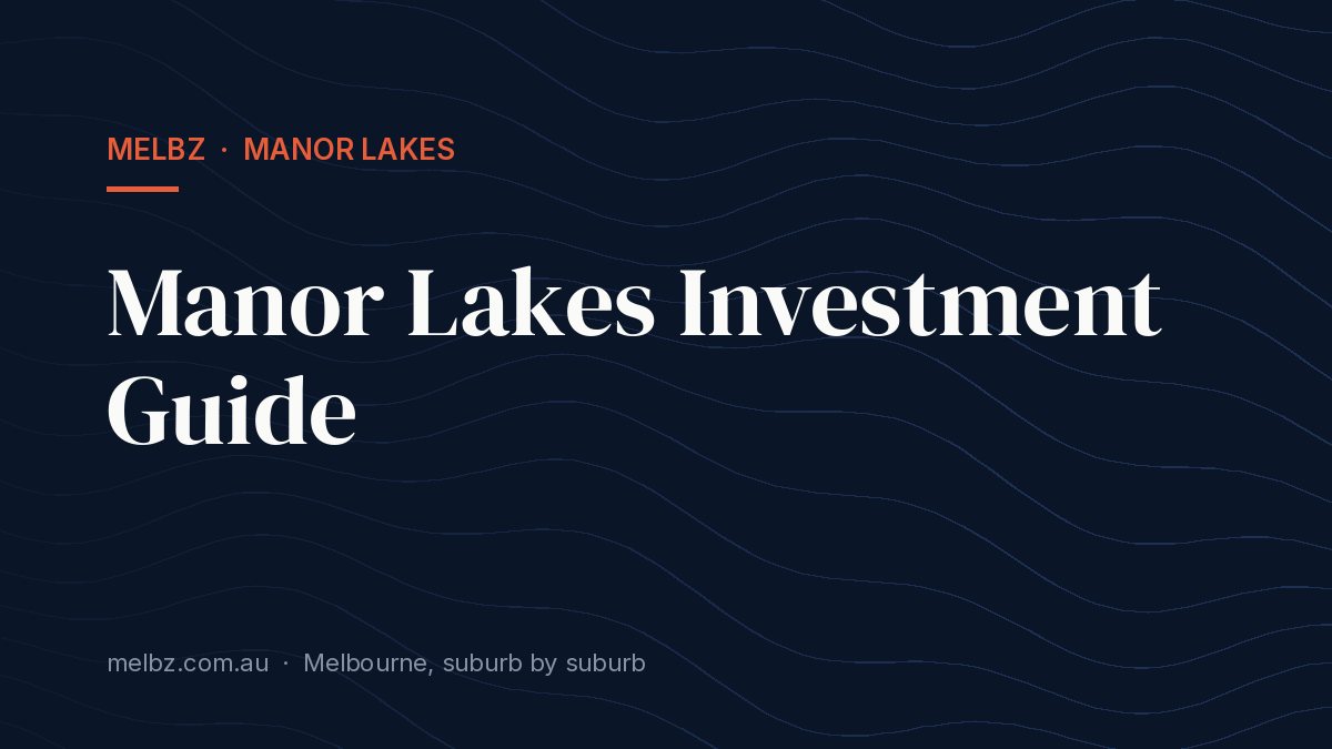 Title card: Manor Lakes Investment Guide