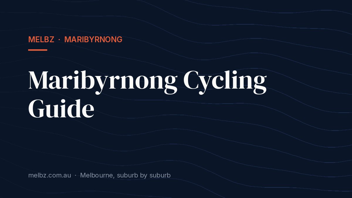 Title card: Maribyrnong Cycling Guide