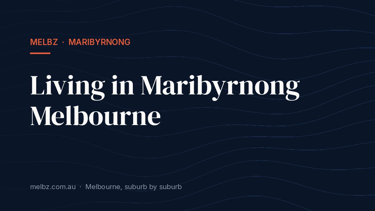 Title card: Living in Maribyrnong Melbourne