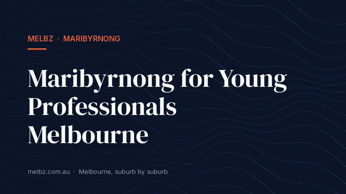 Title card: Maribyrnong for Young Professionals Melbourne