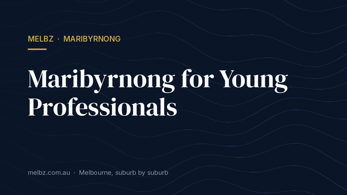 Title card: Maribyrnong for Young Professionals
