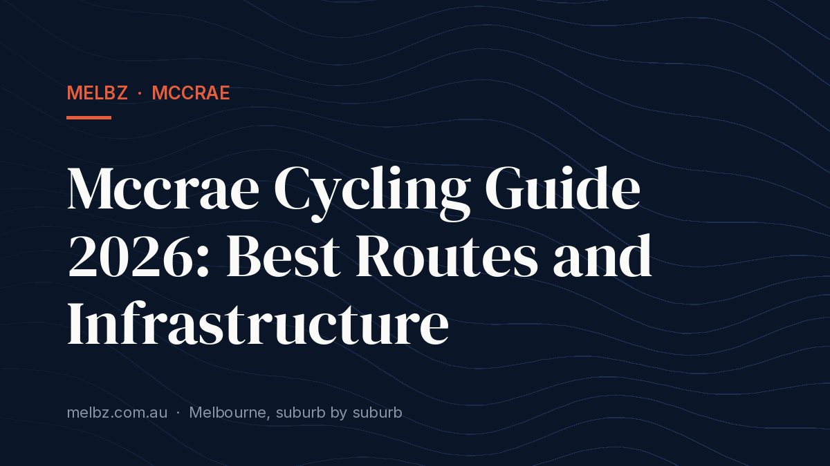 Title card: Mccrae Cycling Guide 2026: Best Routes and Infrastructure