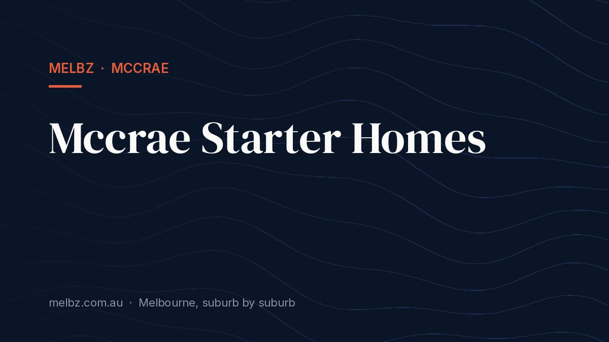 Title card: Mccrae Starter Homes