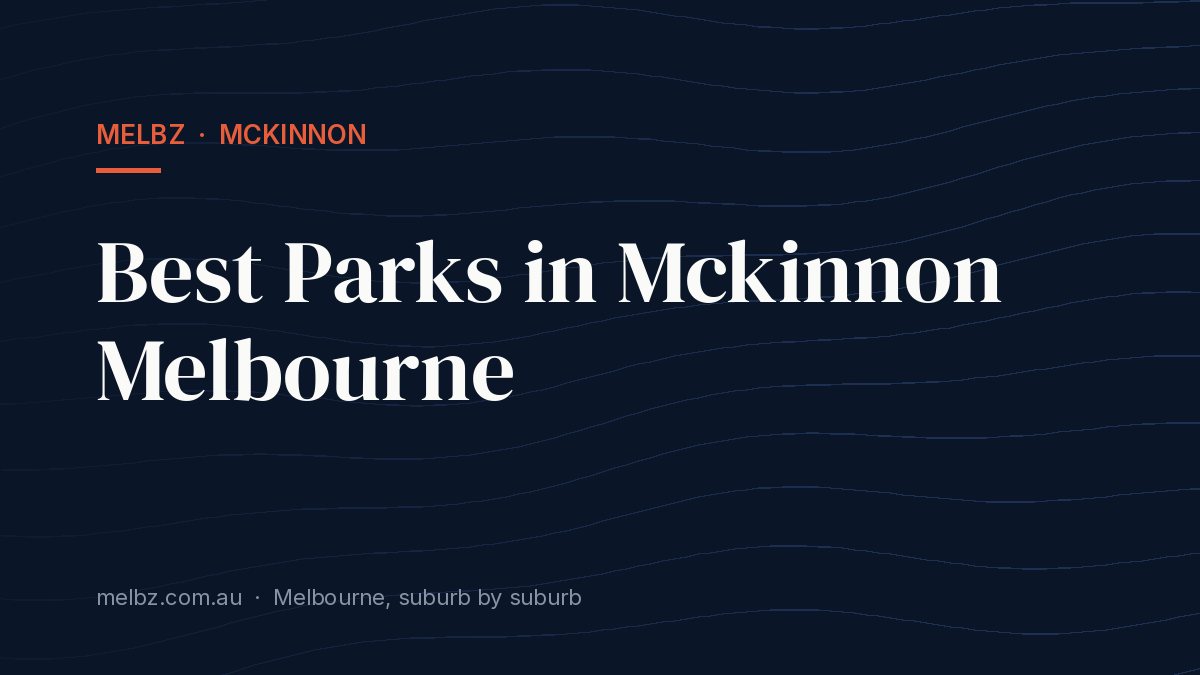 Title card: Best Parks in Mckinnon Melbourne