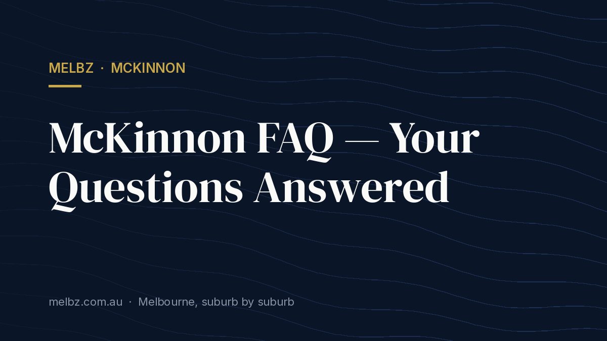 Title card: McKinnon FAQ — Your Questions Answered