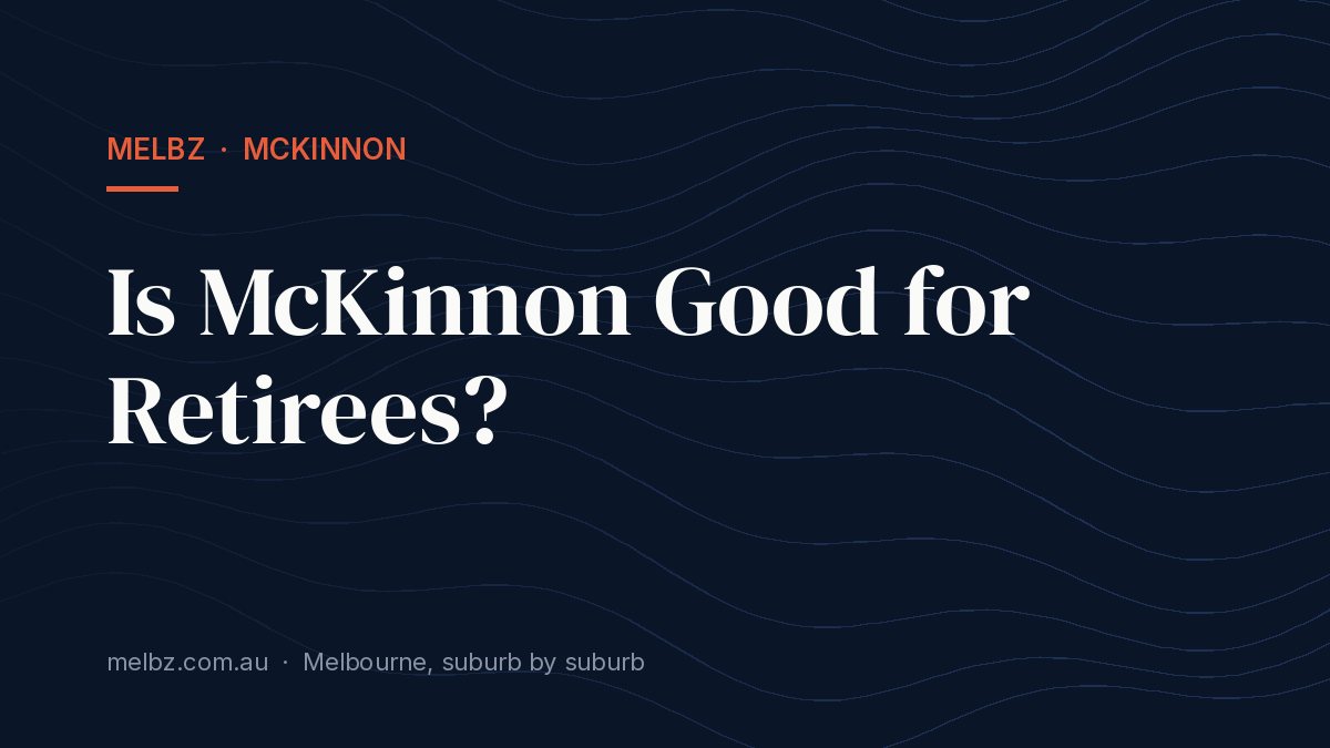 Title card: Is McKinnon Good for Retirees?
