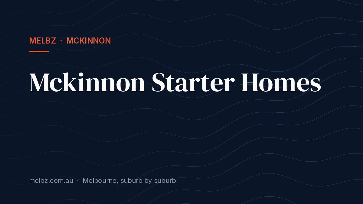 Title card: Mckinnon Starter Homes