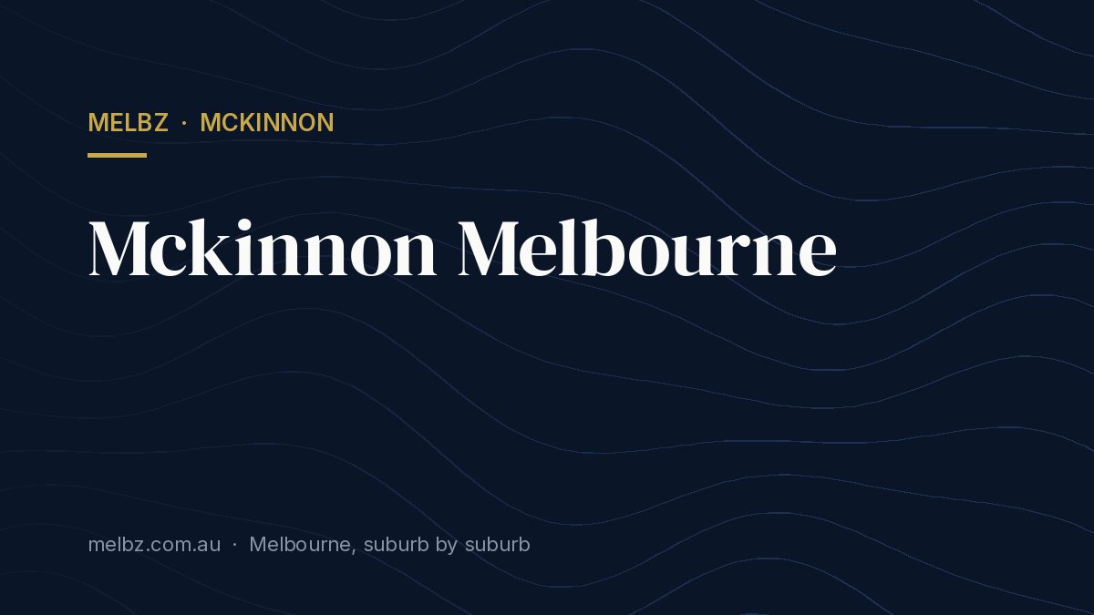 Title card: Mckinnon Melbourne