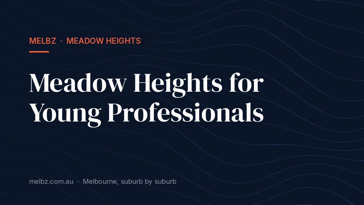 Title card: Meadow Heights for Young Professionals