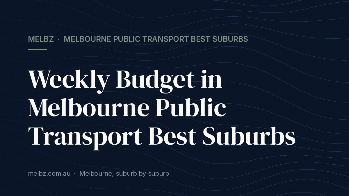 Best Bars in Melbourne Public Transport Best Suburbs