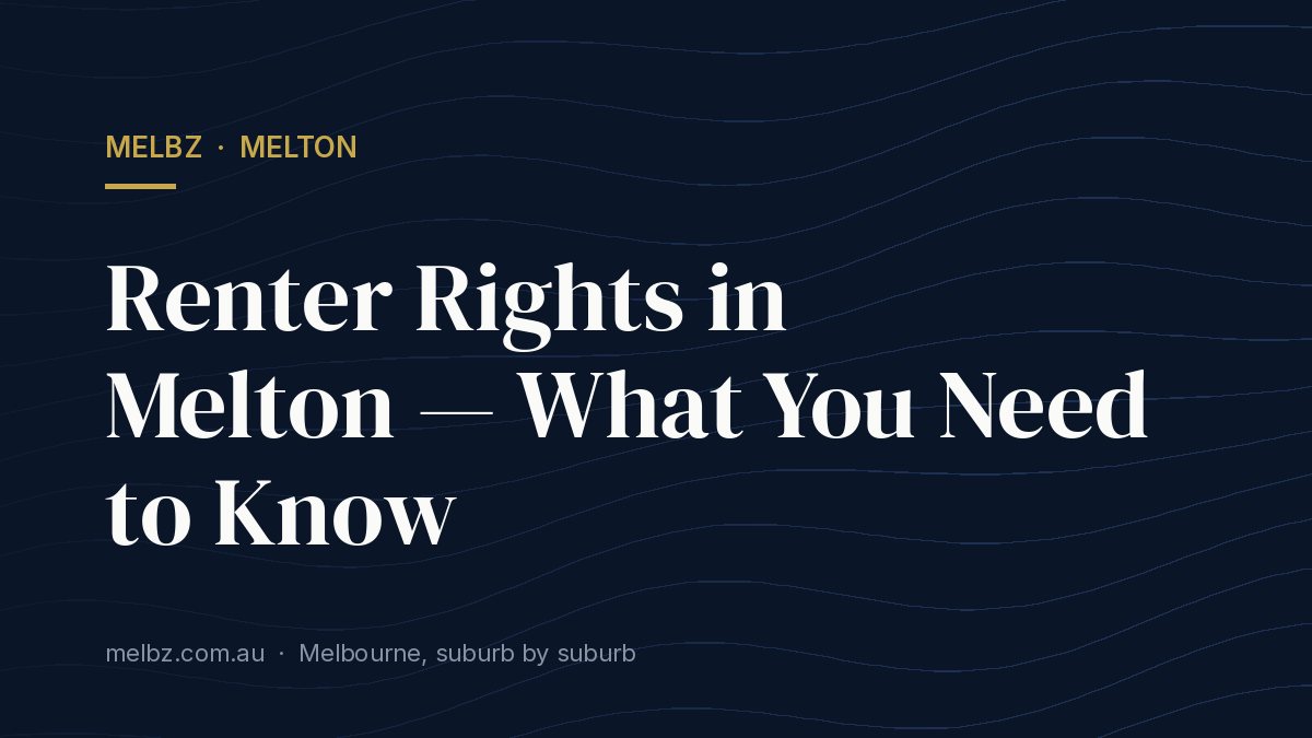 Title card: Renter Rights in Melton — What You Need to Know