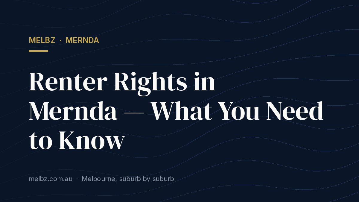 Title card: Renter Rights in Mernda — What You Need to Know