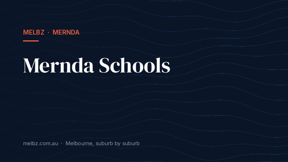Title card: Mernda Schools